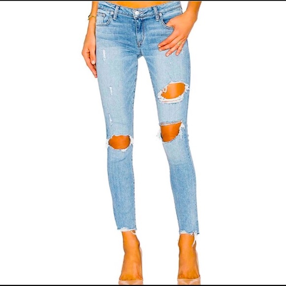 Lovers + Friends Denim - Women’s Lovers & Friends Distressed Denim Skinny Jeans